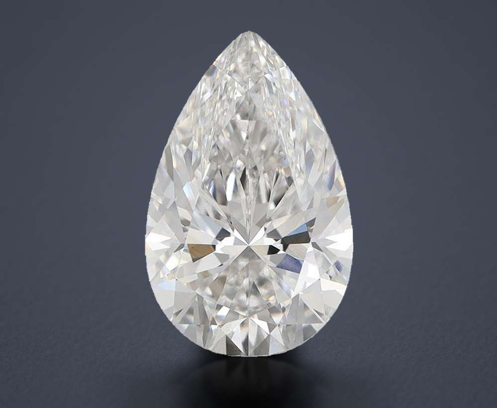 3.71 Carat Pear Lab Diamond