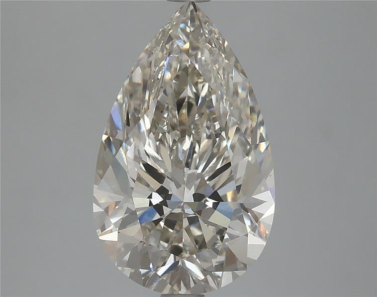 4.05ct I VS1 Rare Carat Ideal Cut Pear Lab Grown Diamond