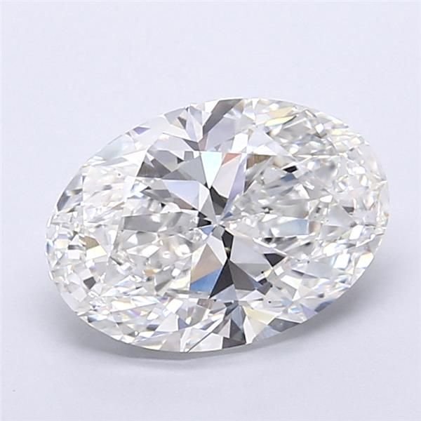 5.50ct E VS2 Rare Carat Ideal Cut Oval Lab Grown Diamond
