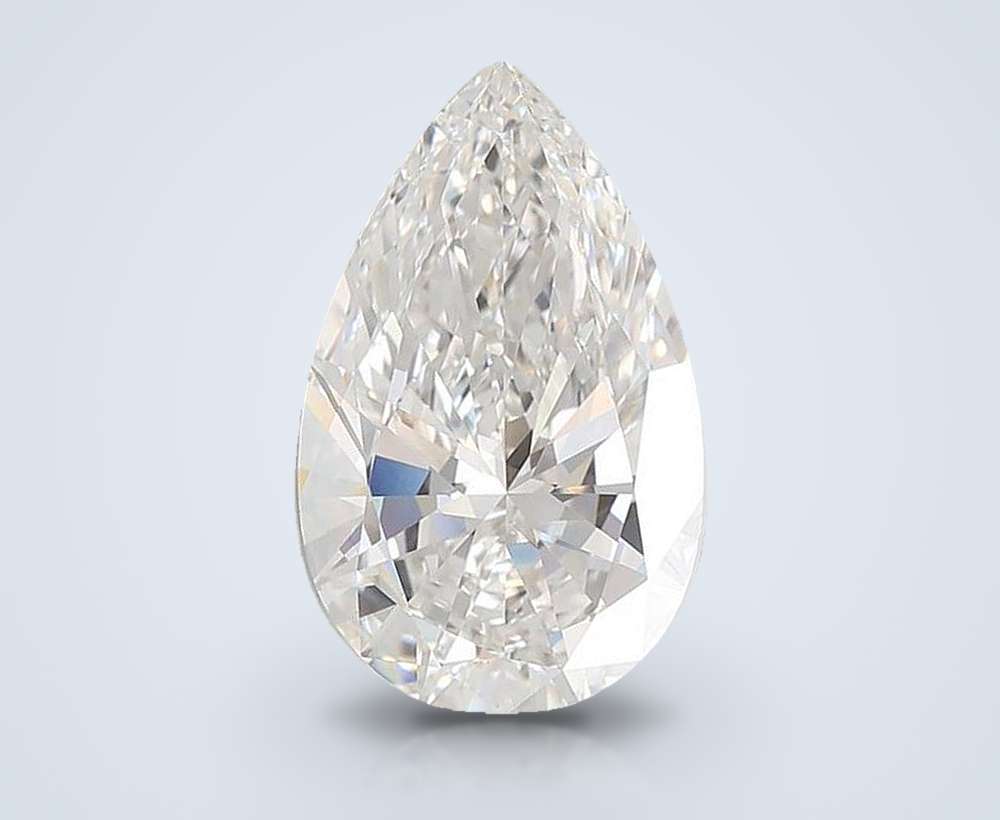 9.93 Carat Pear Lab Diamond
