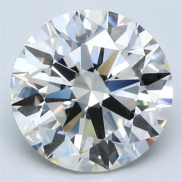 2.22ct J VVS2 Rare Carat Ideal Cut Round Diamond