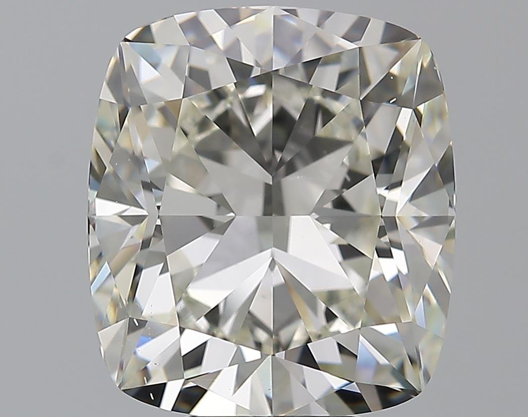 8.01ct J SI1 Rare Carat Ideal Cut Cushion Diamond