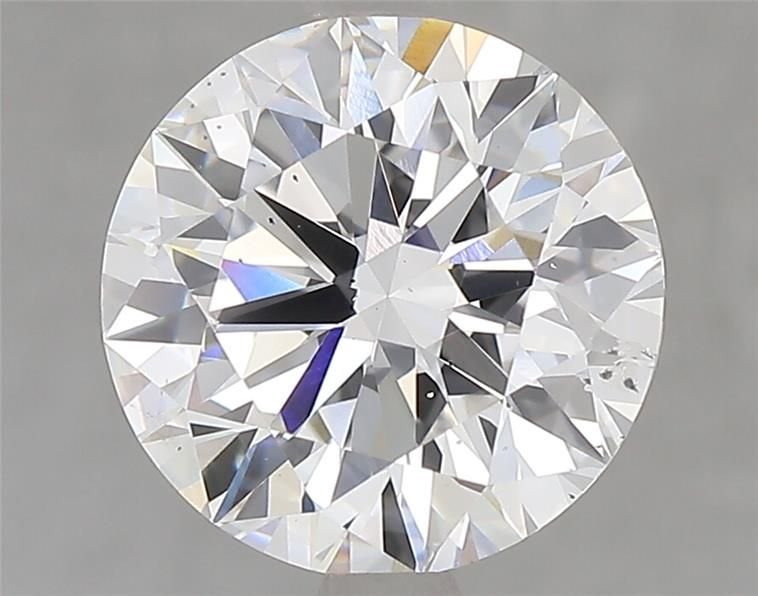 2.51ct E SI1 Rare Carat Ideal Cut Round Lab Grown Diamond