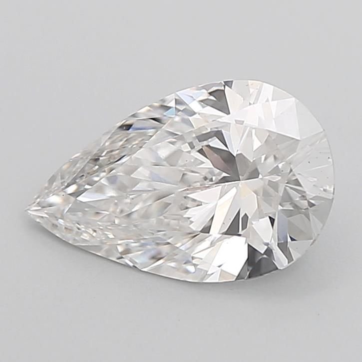 2.08ct F VS2 Rare Carat Ideal Cut Pear Lab Grown Diamond