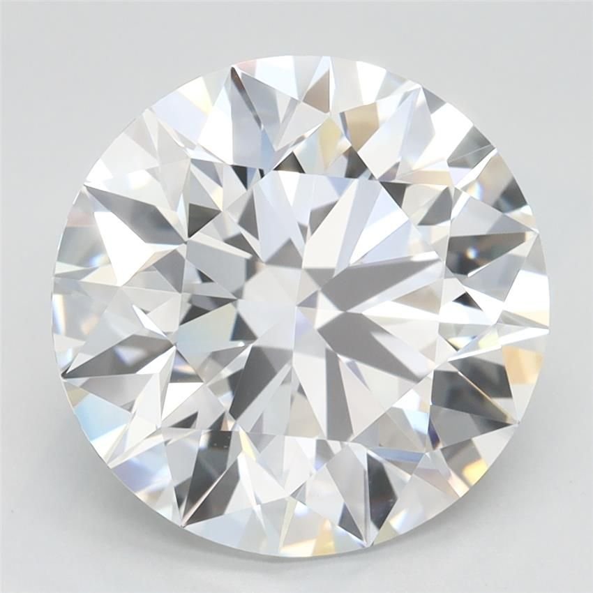 4.55ct D VVS1 Rare Carat Ideal Cut Round Lab Grown Diamond