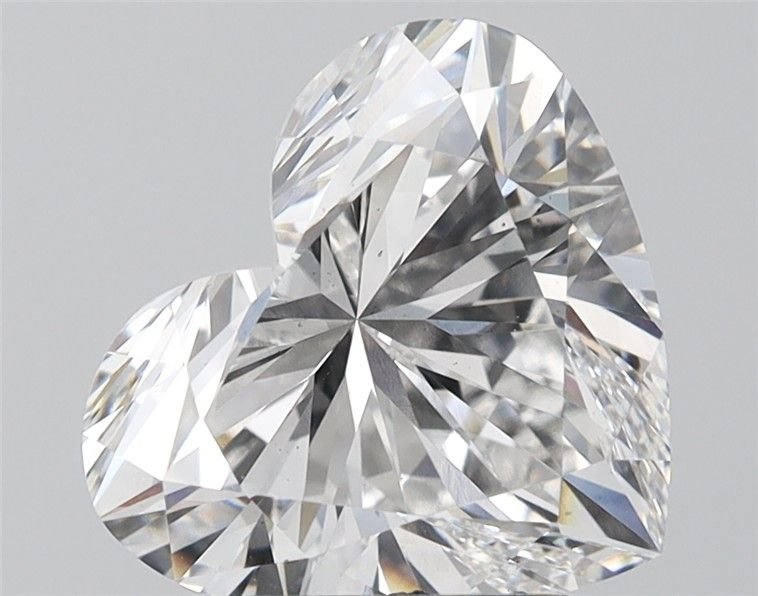 4.10ct E VS2 Rare Carat Ideal Cut Heart Lab Grown Diamond