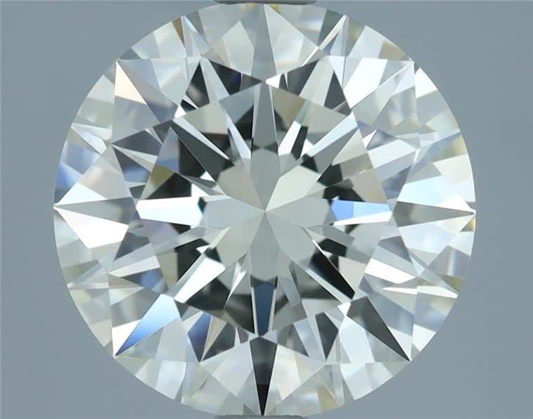 2.97ct J VVS1 Rare Carat Ideal Cut Round Diamond