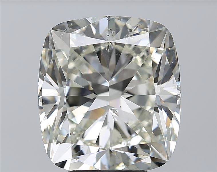 5.23ct K SI2 Rare Carat Ideal Cut Cushion Diamond