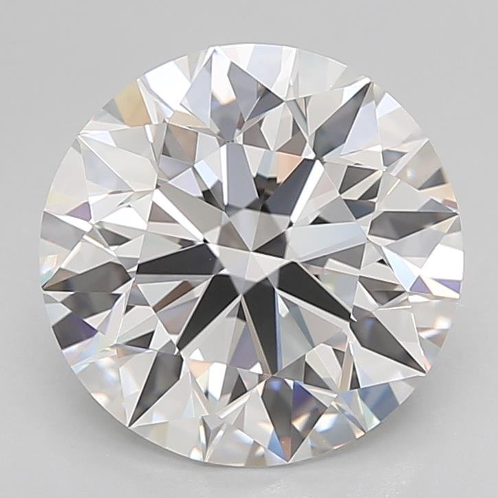 4.62ct F IF Rare Carat Ideal Cut Round Lab Grown Diamond