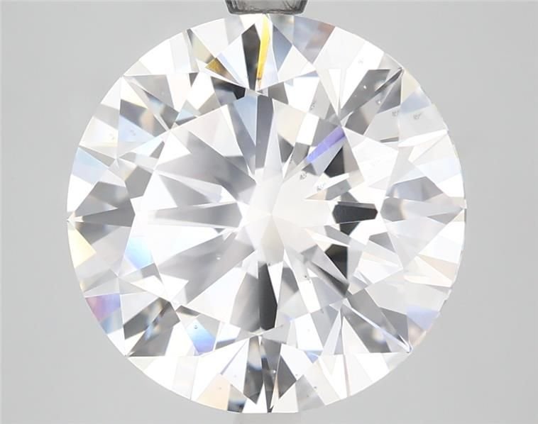 5.66ct E VS2 Excellent Cut Round Lab Grown Diamond