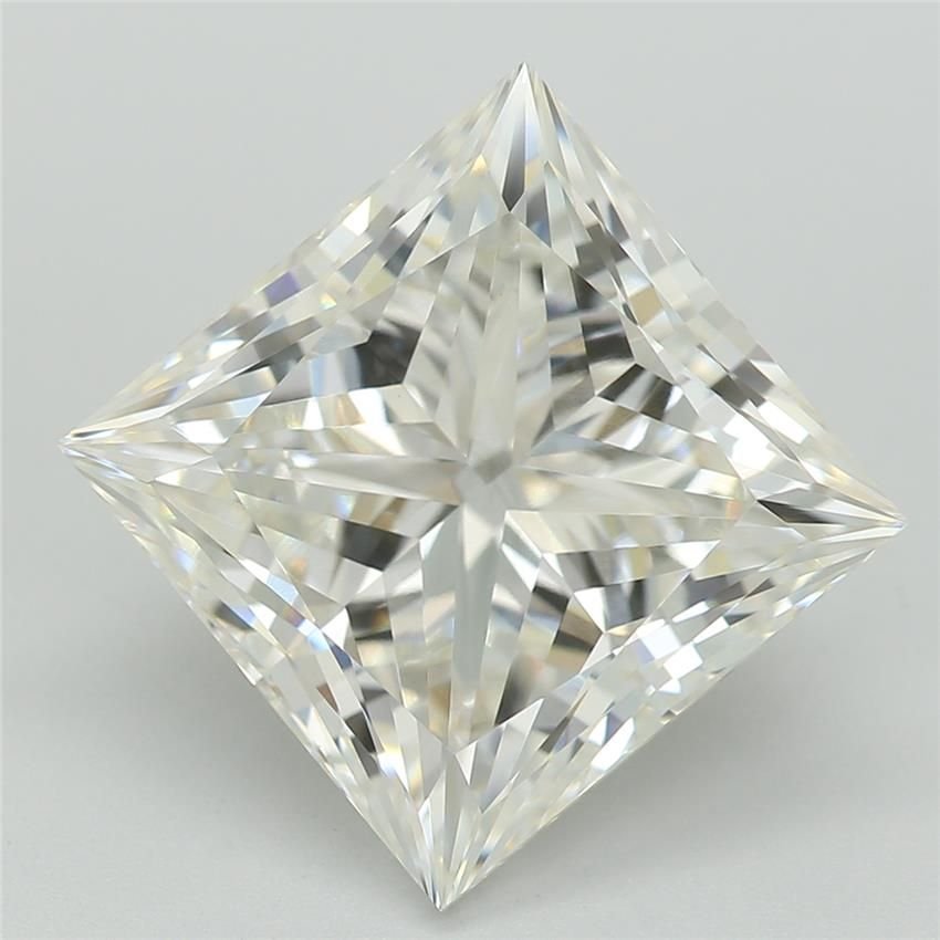 4.05ct F VVS2 Rare Carat Ideal Cut Princess Lab Grown Diamond