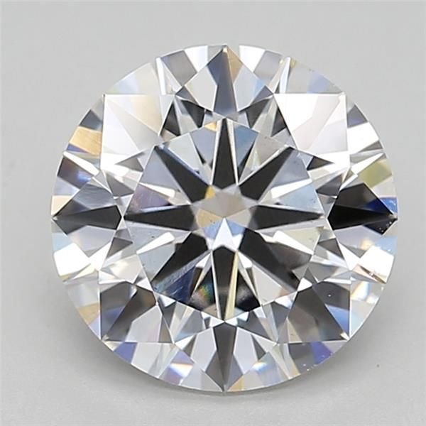 3.01ct E VS2 Rare Carat Ideal Cut Round Lab Grown Diamond