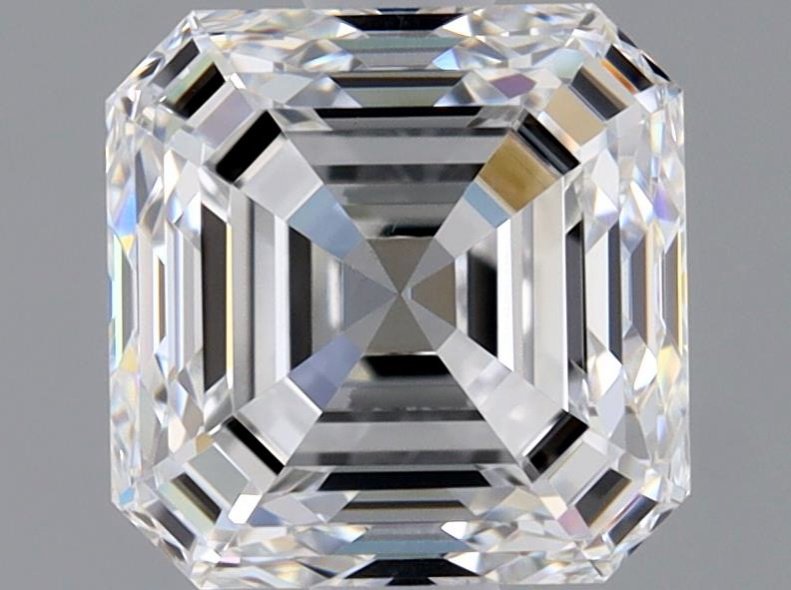 1.25ct E VVS2 Rare Carat Ideal Cut Asscher Diamond
