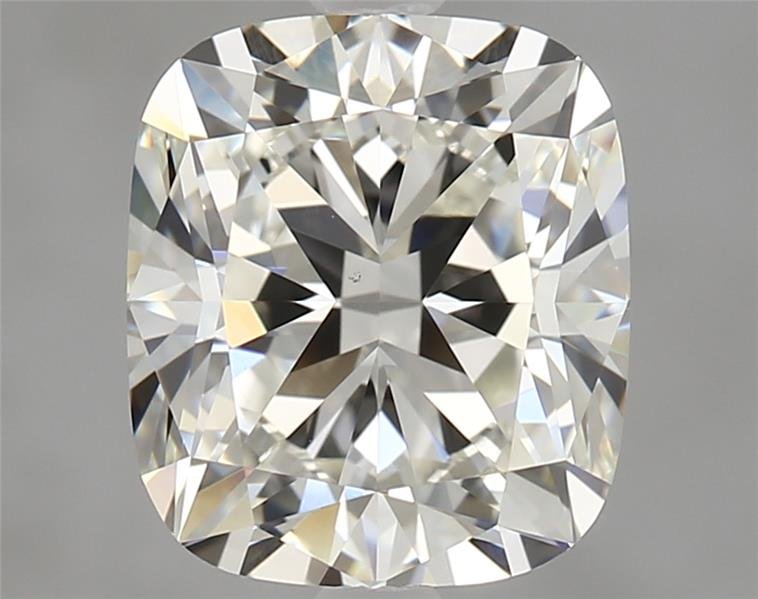 2.56ct K VS2 Rare Carat Ideal Cut Cushion Diamond