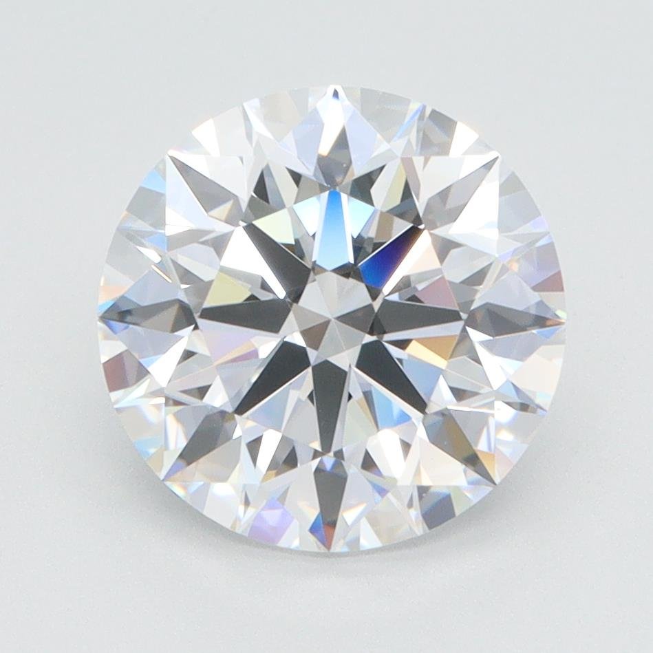 2.98ct D IF Rare Carat Ideal Cut Round Lab Grown Diamond