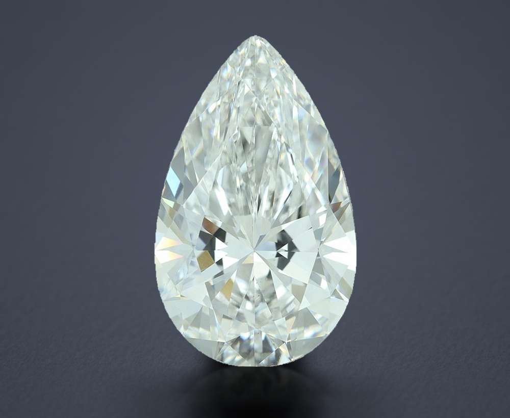 5.64 Carat Pear Lab Diamond
