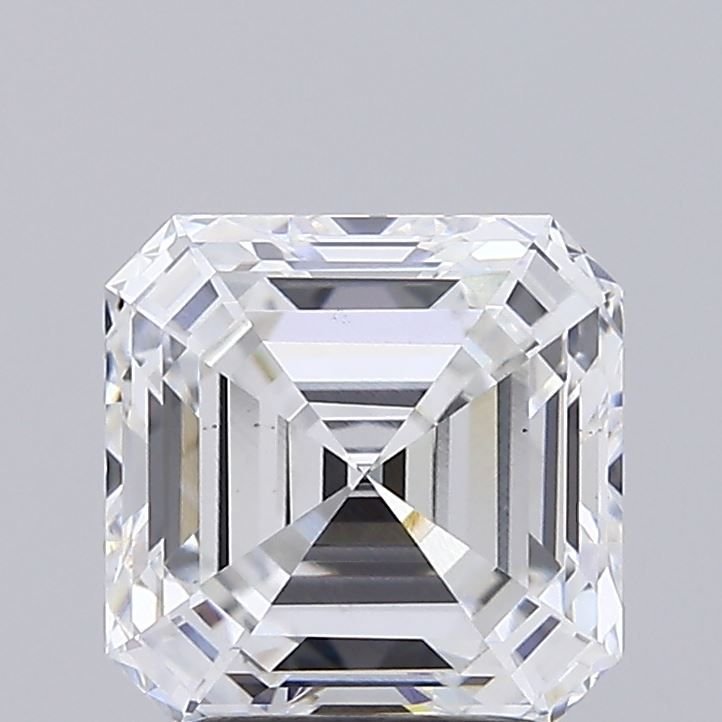 2.51ct F VS1 Rare Carat Ideal Cut Asscher Lab Grown Diamond