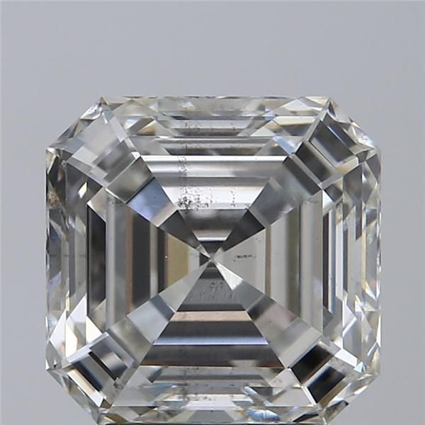 3.02ct H SI1 Rare Carat Ideal Cut Asscher Lab Grown Diamond