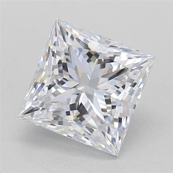 0.87ct E VVS1 Rare Carat Ideal Cut Princess Lab Grown Diamond