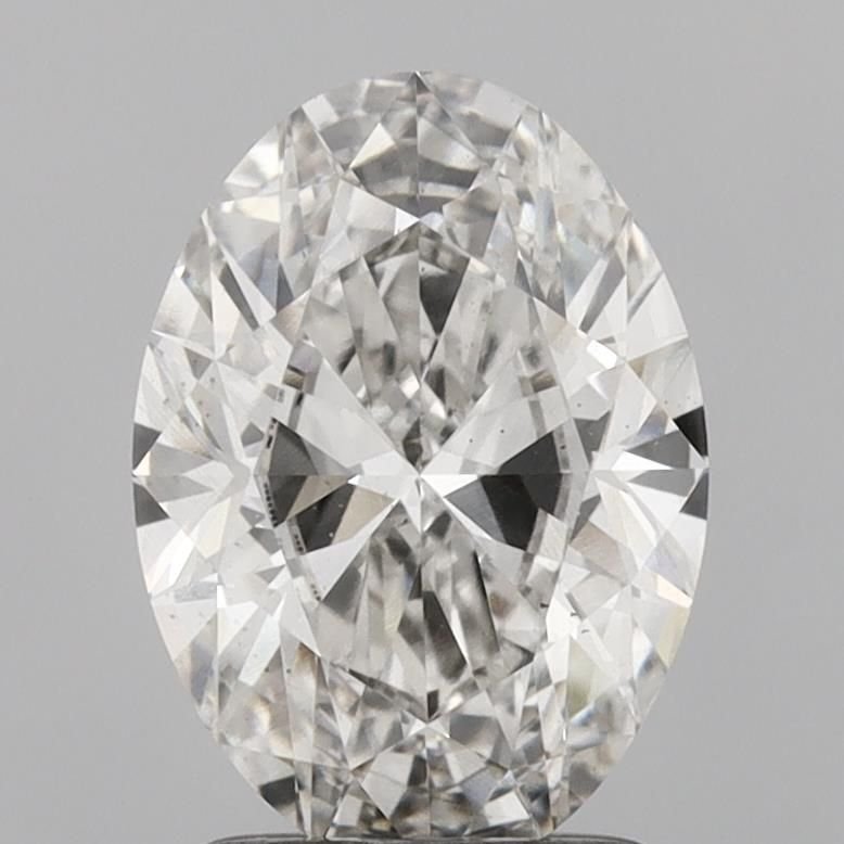 1.81ct H VS2 Rare Carat Ideal Cut Oval Lab Grown Diamond