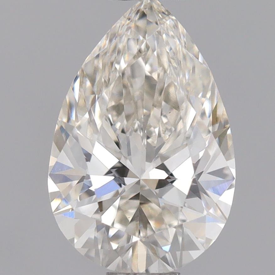 0.77ct H VS1 Rare Carat Ideal Cut Pear Lab Grown Diamond