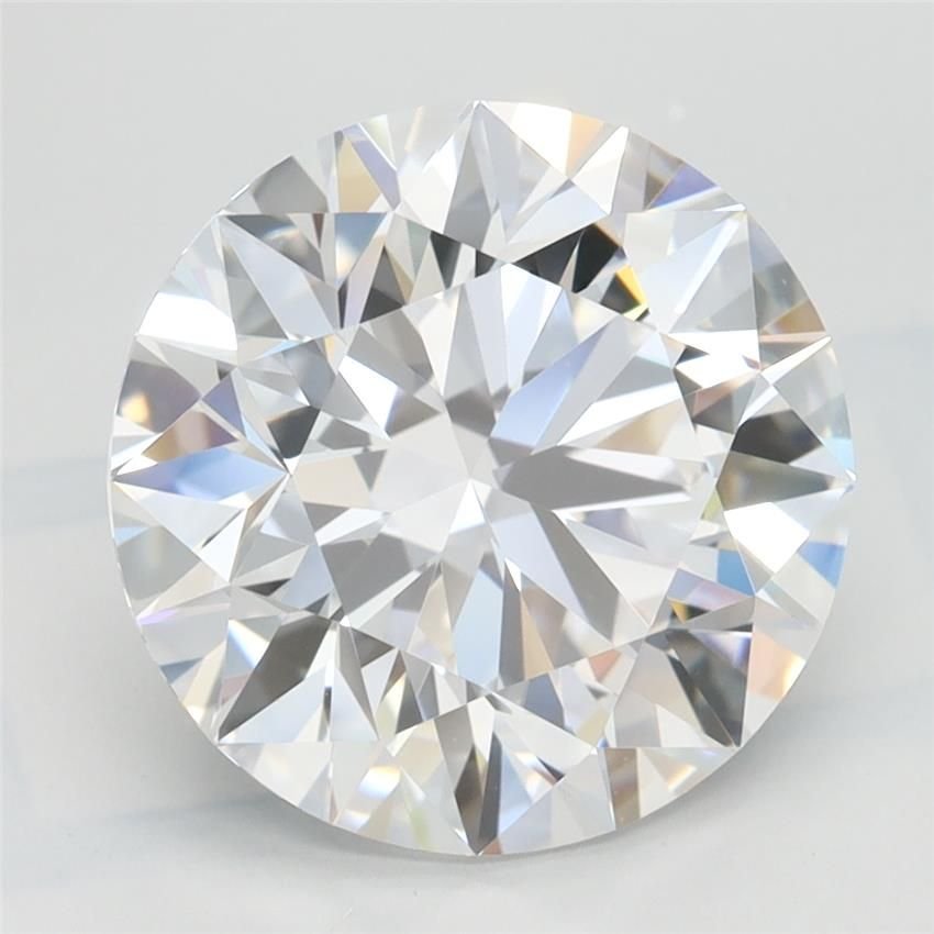 4.04ct D IF Rare Carat Ideal Cut Round Lab Grown Diamond