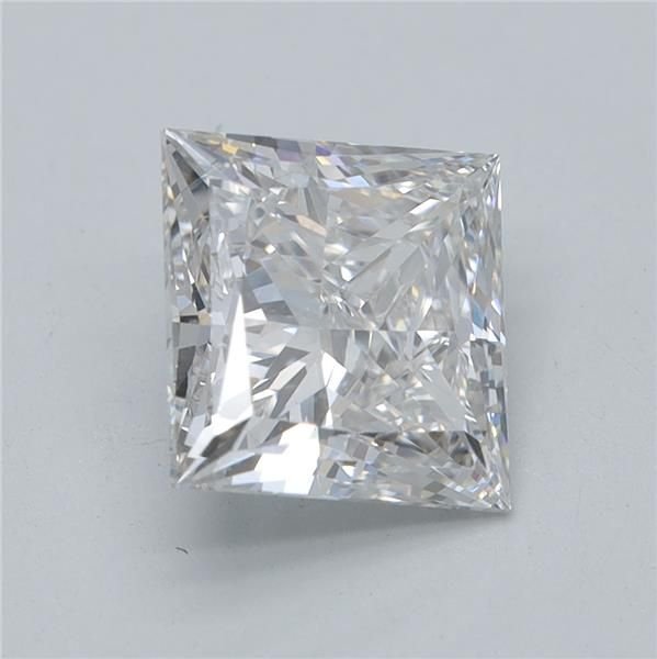 1.71ct F VS2 Rare Carat Ideal Cut Princess Lab Grown Diamond