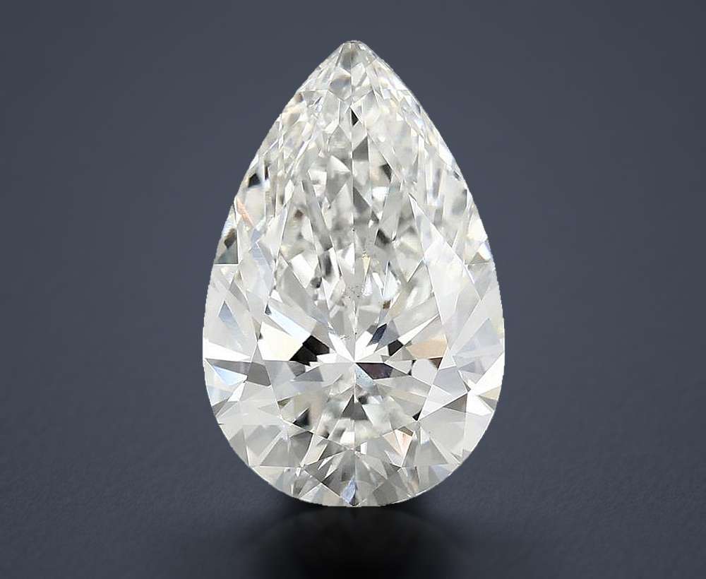 4.57 Carat Pear Lab Diamond