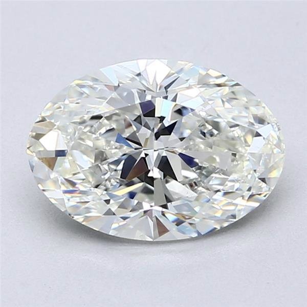 2.52ct I SI1 Rare Carat Ideal Cut Oval Diamond