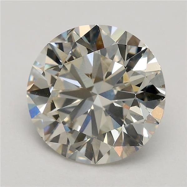 2.74ct K VS2 Excellent Cut Round Lab Grown Diamond