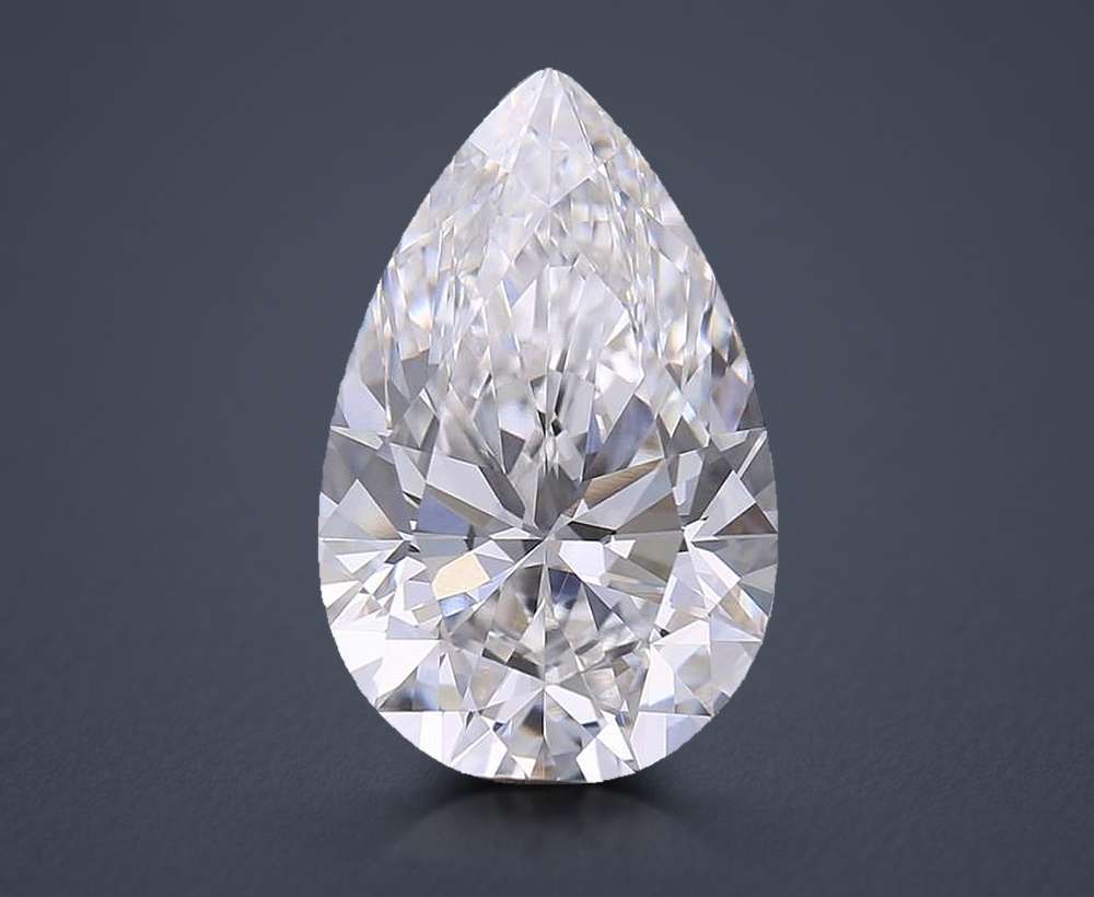 3.04 Carat Pear Lab Diamond