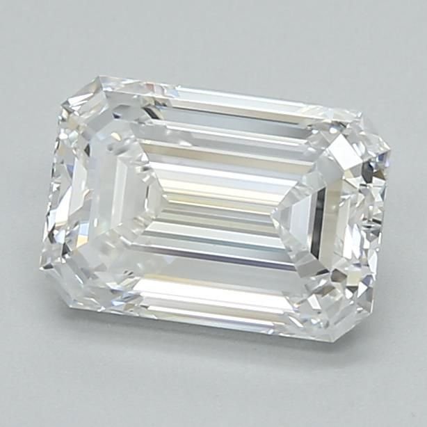 1.58ct D VS1 Rare Carat Ideal Cut Emerald Lab Grown Diamond