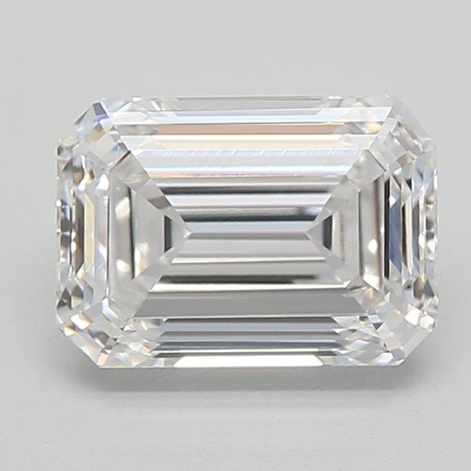 1.00ct D VVS2 Excellent Cut Emerald Lab Grown Diamond