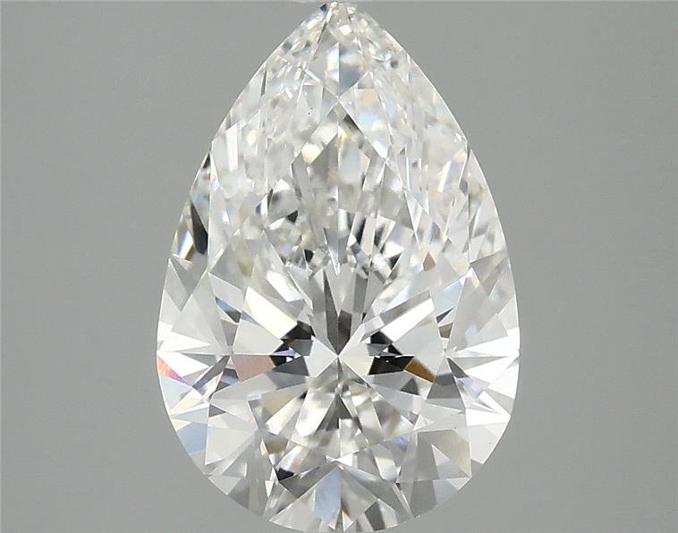 2.80 Carat Pear Lab Diamond