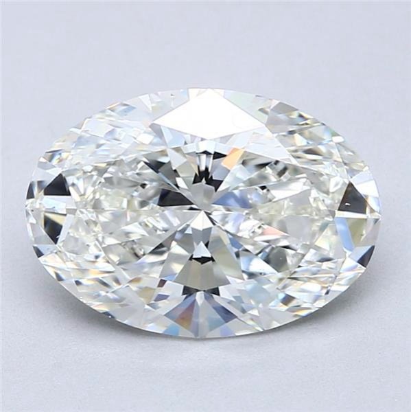 3.82ct I VS2 Rare Carat Ideal Cut Oval Diamond