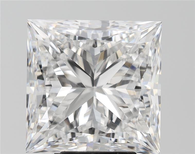 8.08ct F VS1 Rare Carat Ideal Cut Princess Lab Grown Diamond