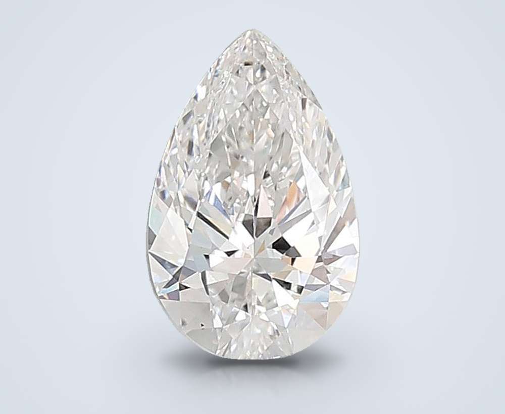 4.04 Carat Pear Lab Diamond