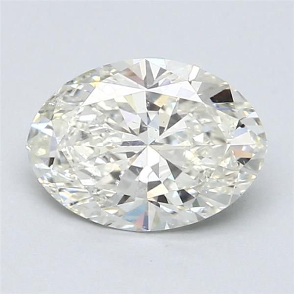 1.70ct J SI2 Rare Carat Ideal Cut Oval Diamond
