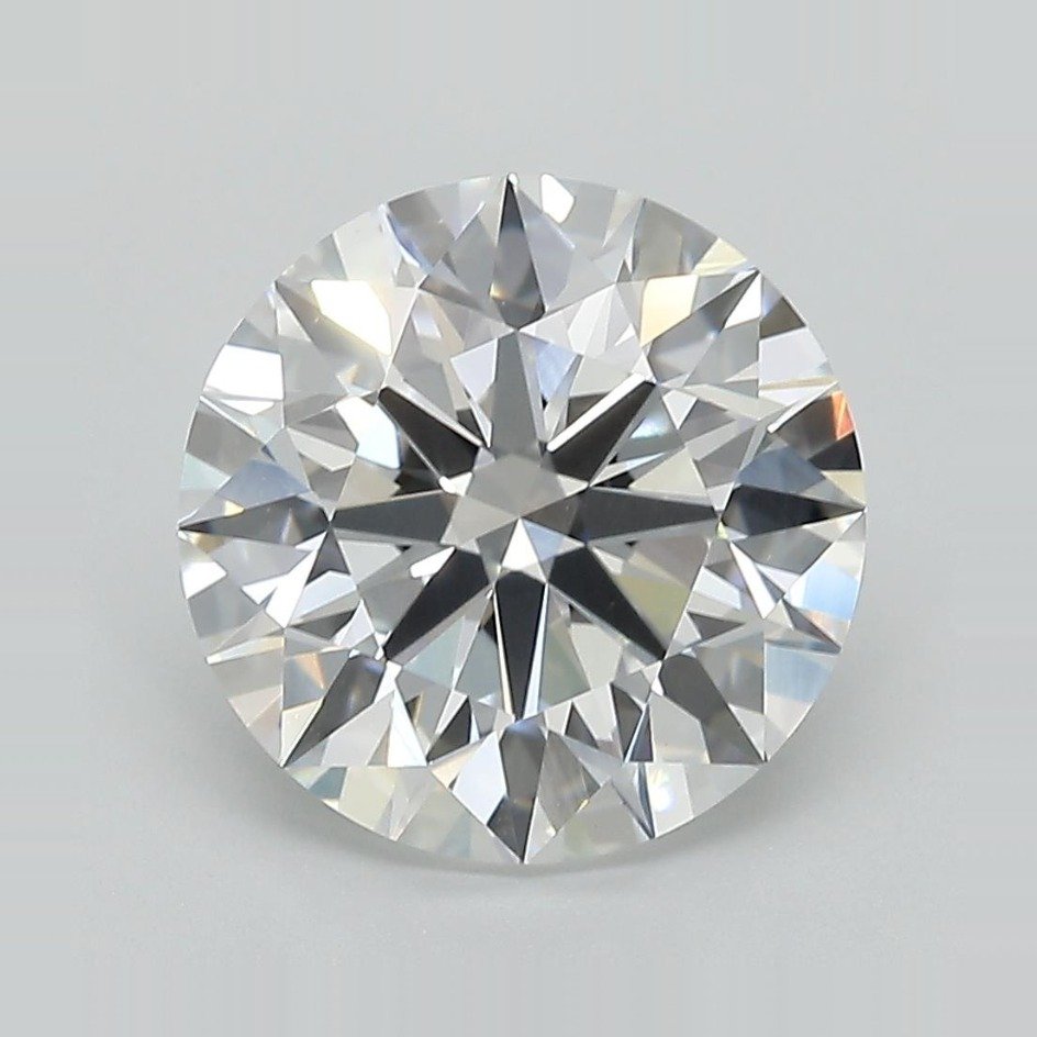 4.08ct E VVS2 Rare Carat Ideal Cut Round Lab Grown Diamond