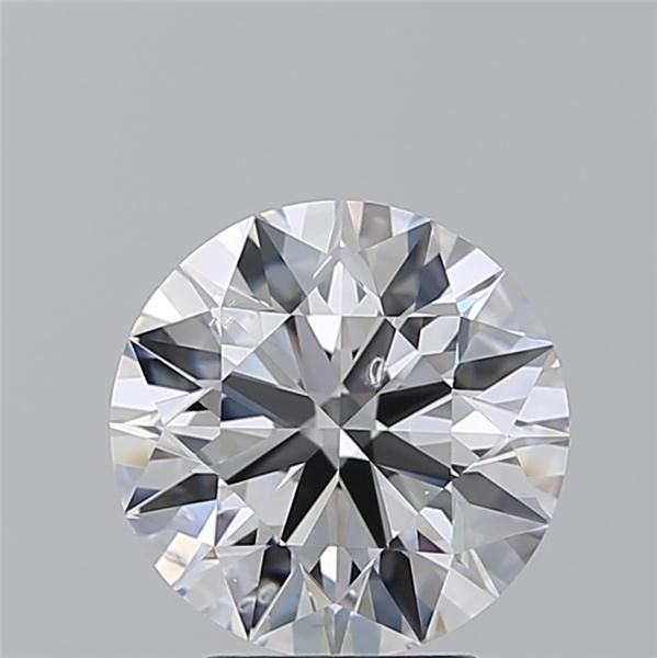 3.01ct D SI2 Rare Carat Ideal Cut Round Diamond