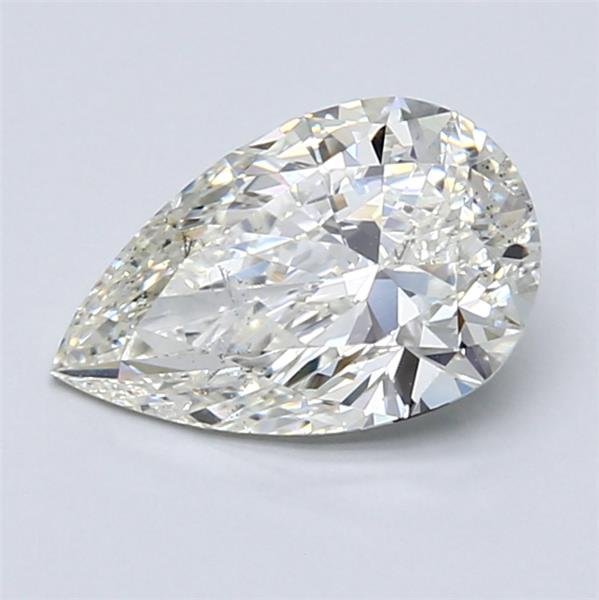 1.52ct J SI2 Rare Carat Ideal Cut Pear Diamond