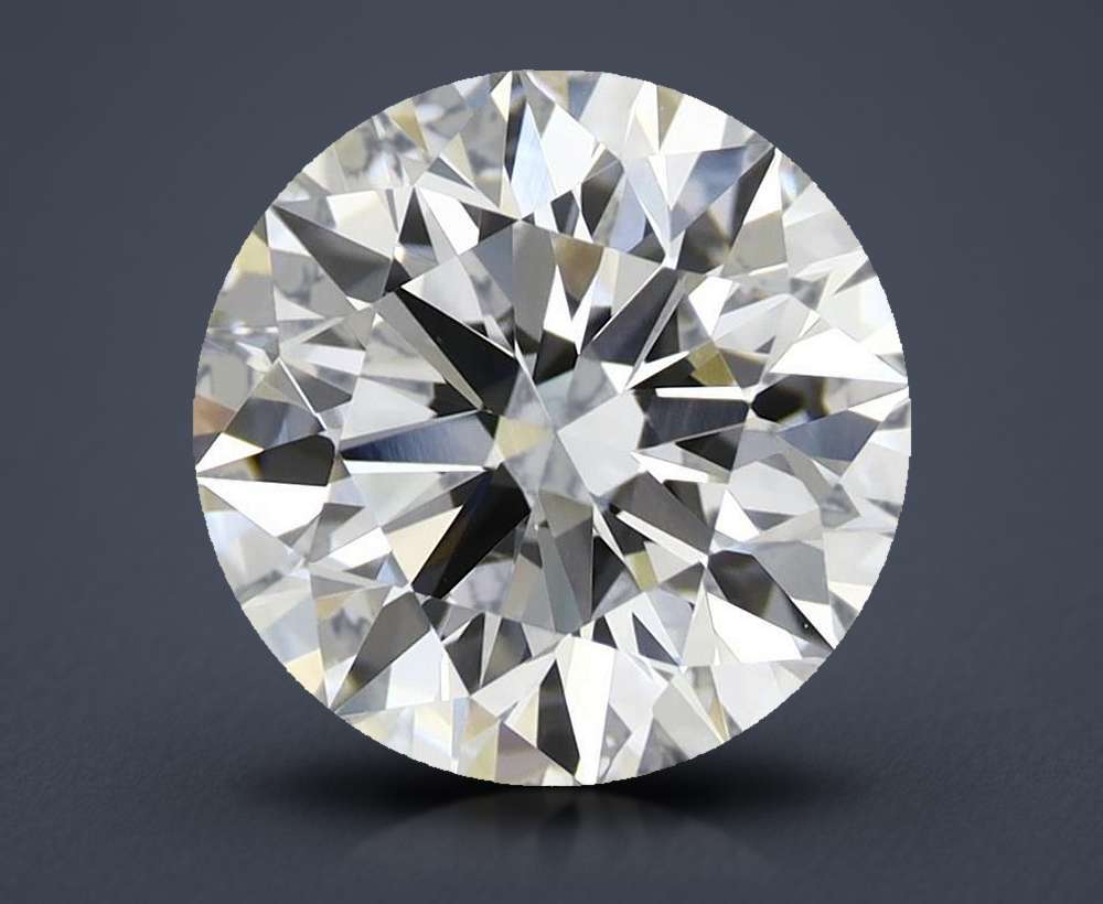 3.08 Carat Round Lab Diamond