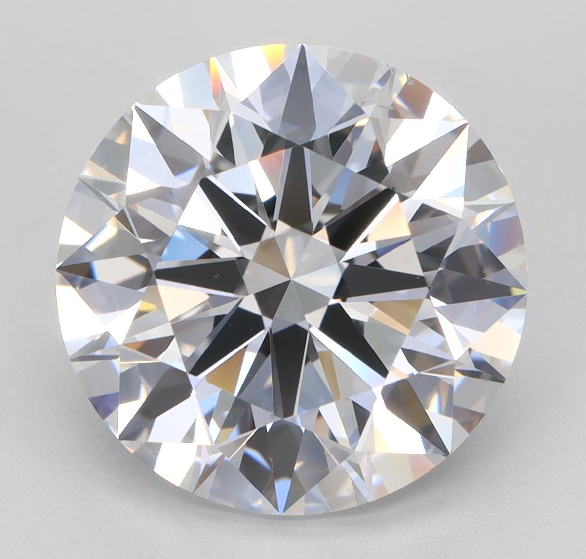 5.05ct E VS2 Rare Carat Ideal Cut Round Lab Grown Diamond