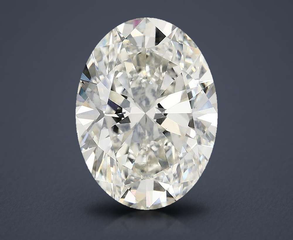 3.92 Carat Oval Lab Diamond