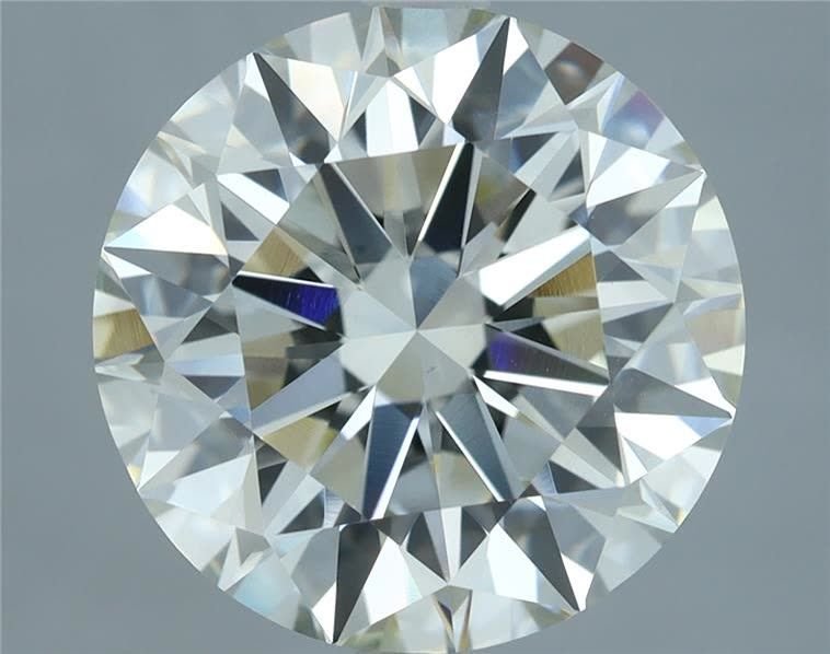 5.52ct J VS1 Rare Carat Ideal Cut Round Diamond