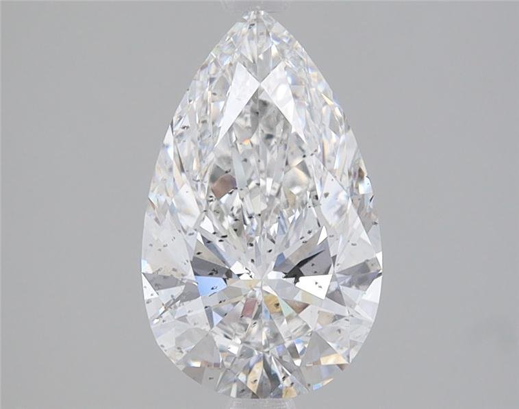 1.57ct F SI2 Rare Carat Ideal Cut Pear Lab Grown Diamond