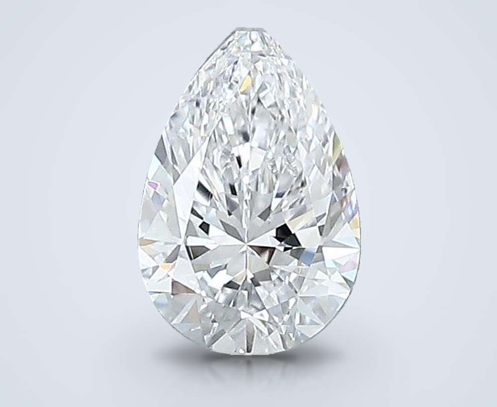 0.50 Carat Pear Natural Diamond