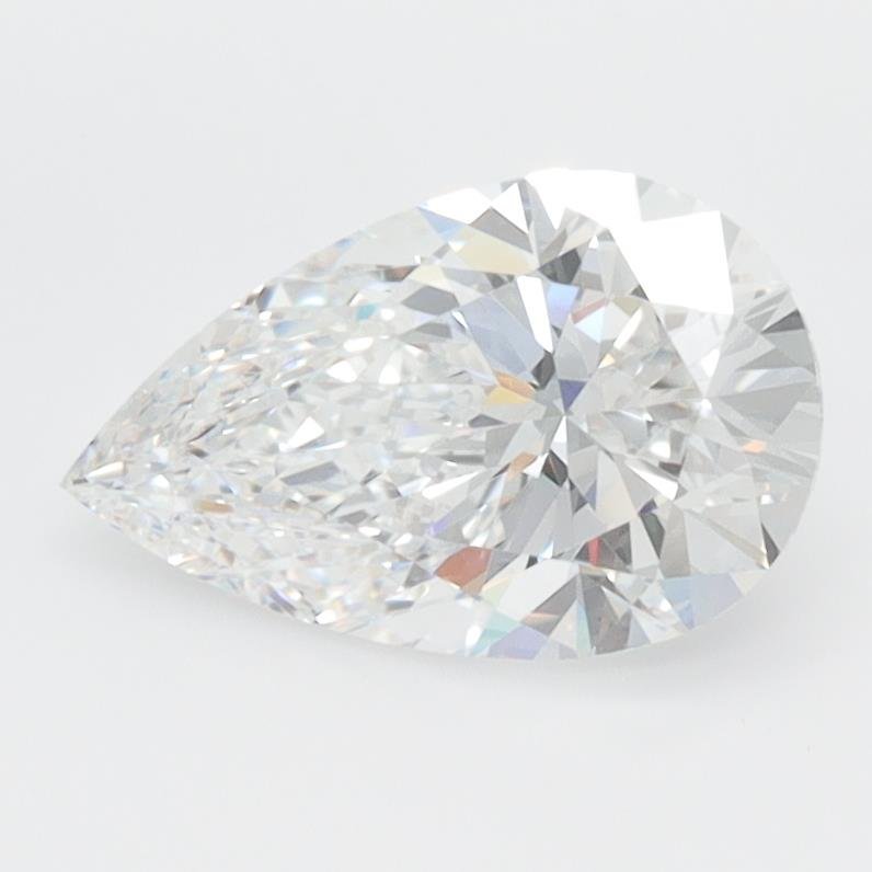 1.34ct D VVS2 Rare Carat Ideal Cut Pear Lab Grown Diamond