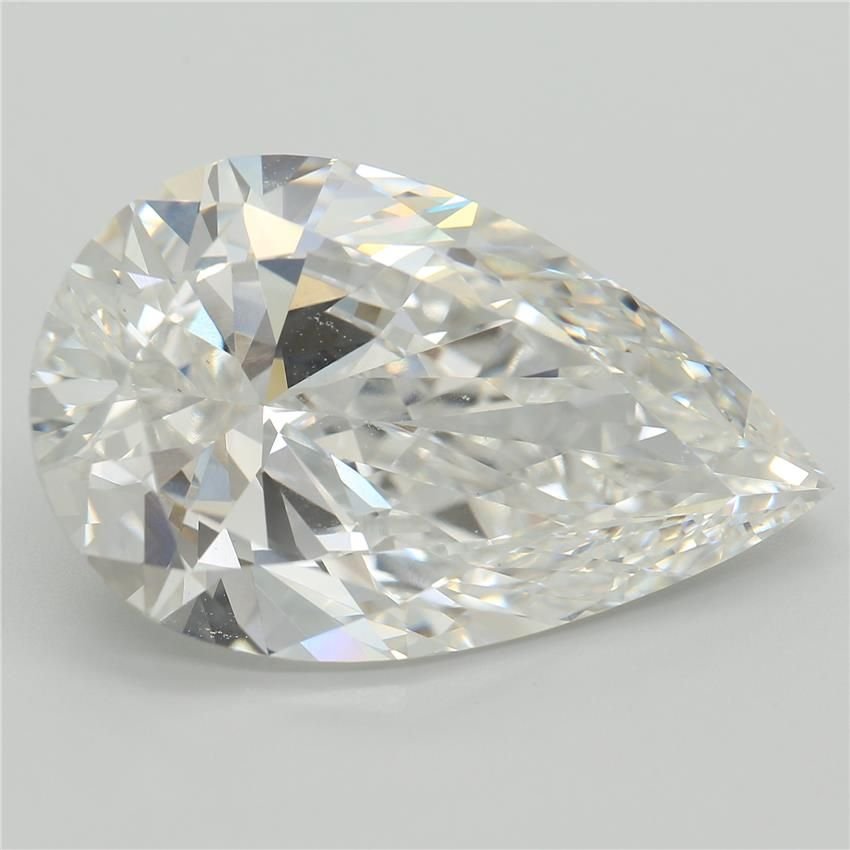 11.07ct E VS1 Very Good Cut Pear Lab Grown Diamond