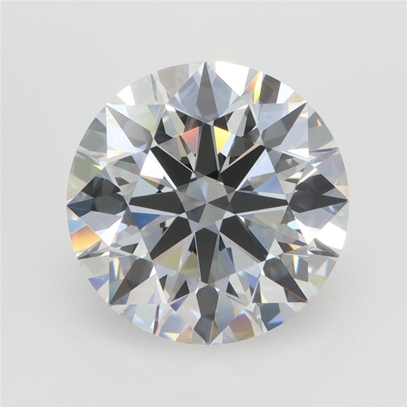 4.06ct E VVS2 Rare Carat Ideal Cut Round Lab Grown Diamond